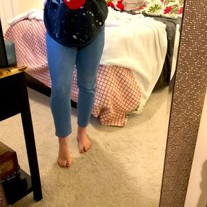 AE Mom Jeans Medium Wash